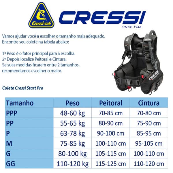 15252938787-colete-start-pro-4-2.jpg Colete de Mergulho Cressi Start Pro