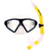 15252939417-snorkel-river-fun-amarelo-7.jpg Kit de Mergulho Cetus - Máscara + Respirador New Parma Fun