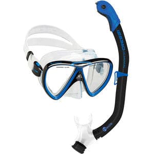 Kit de Mergulho Cressi Ikarus - Máscara + Respirador Semi Dry