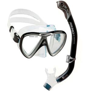 Kit de Mergulho Cressi Ikarus - Máscara + Respirador Semi Dry