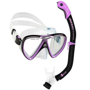 Kit de Mergulho Cressi Ikarus - Máscara + Respirador Semi Dry