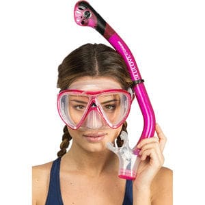 Kit de Mergulho Cressi Ikarus - Máscara + Respirador Semi Dry