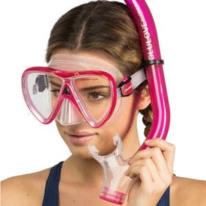 Kit de Mergulho Cressi Ikarus - Máscara + Respirador Semi Dry
