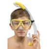 15252939615-combo-pegaso-iguana-semi-dry-amarelo-4-6.jpg Kit de Mergulho Infantil Cressi - Máscara + Respirador Pegasos Semi Dry