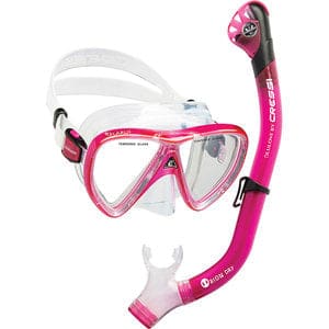 Kit de Mergulho Cressi - Máscara + Snorkel + Nadadeira Bonete