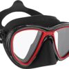 15252940662-preto-vermelho-2.jpg Máscara de Mergulho Cressi Quantum