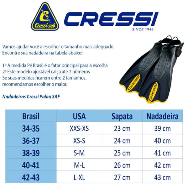 15252942604-palau-saf-amarelo-4.jpg Nadadeira de Natação Cressi Palau SAF