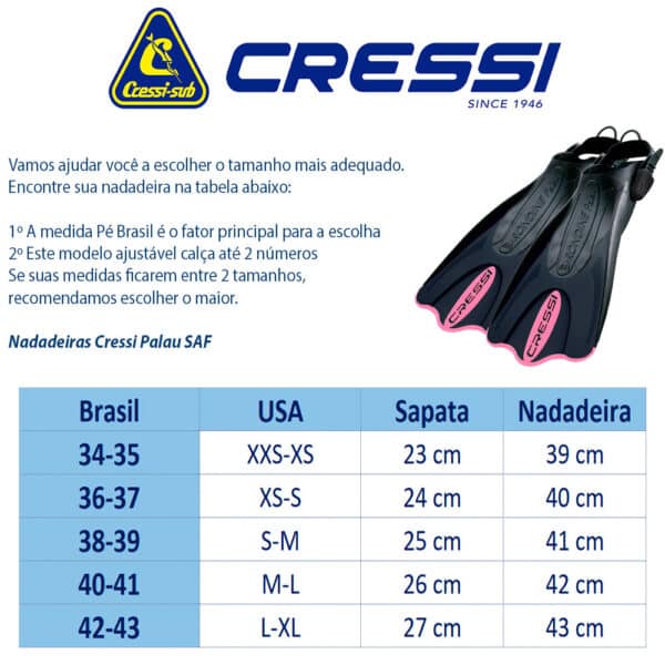 15252942632-palau-saf-rosa-4.jpg Nadadeira de Natação Cressi Palau SAF