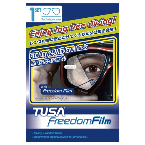 15252943920-antifog-tusa-lentedupla.png Película antiembaçante Freedom para todas as máscaras de mergulho com 2 janelas