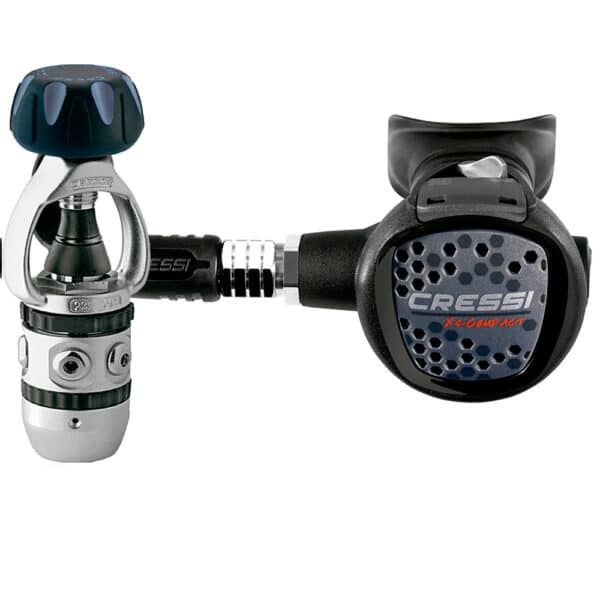 Regulador 1º 2º Estágios para Mergulho Cressi AC2 Compact Yoke