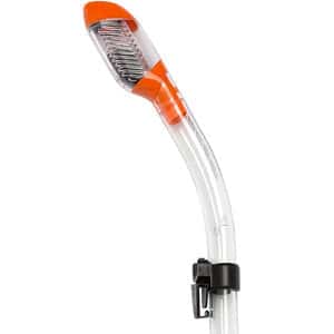 15252944432-dry-transparente-laranja-2.jpg Snorkel de Mergulho Cressi Supernova Dry
