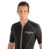 Roupa de Neoprene Curta Short John Mergulho Cressi Lido 2.0