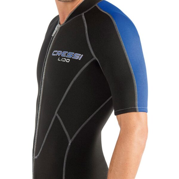 Roupa de Neoprene Curta Short John Mergulho Cressi Lido 2.0