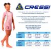 Roupa de Neoprene Infantil Cressi Short Baby Girl