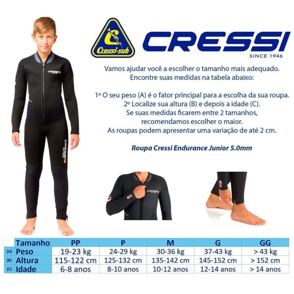 15252944799-endurance-6.jpg Roupa de Neoprene para Mergulho Cressi Endurance Junior 5.0
