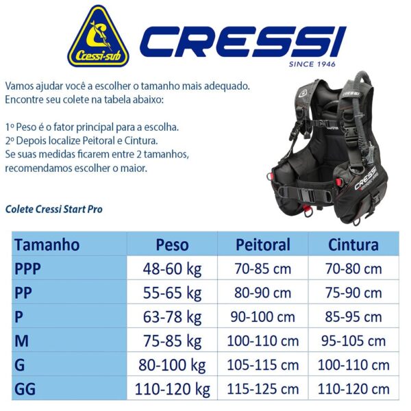 15283486596-colete-equilibrador-de-mergulho-cressi-start-pro-764999-2.jpg Colete de Mergulho Cressi Start Pro