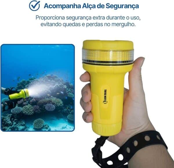 Lanterna Subaquática Fun Dive Thor Led