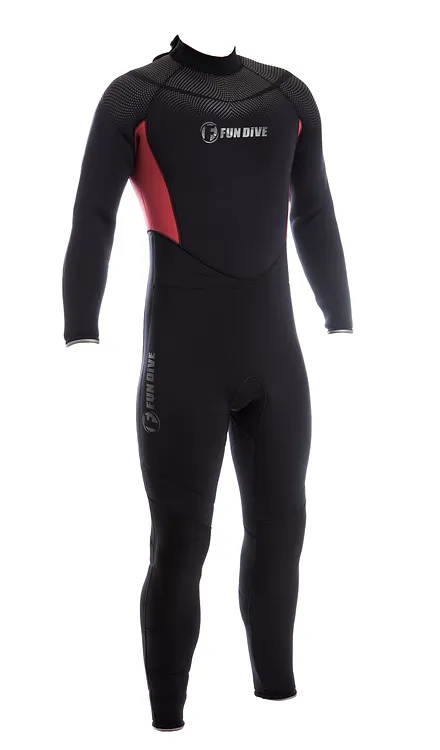 15314936018-roupa-preto-vermelha.webp Roupa de Neoprene Semi-Seca Neoflex FunDive - 7 x 5 mm