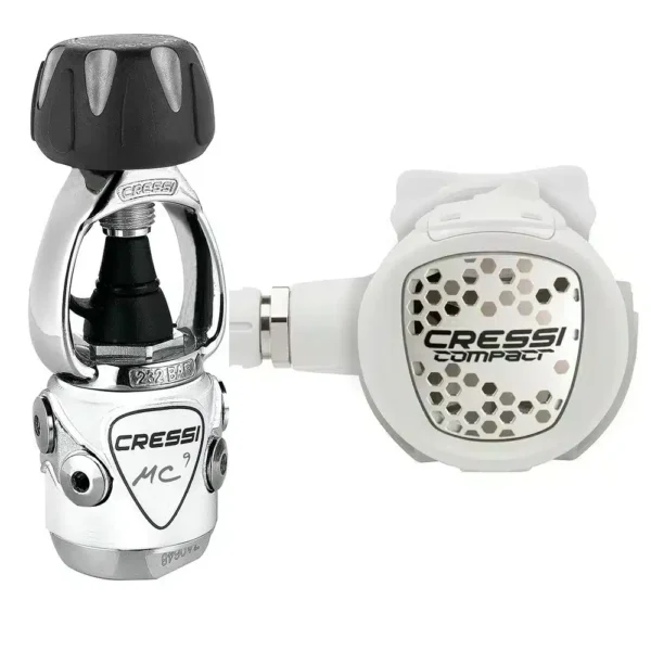 regulador cressi snow Regulador 1º 2º Estágios para Mergulho Cressi MC9 Snow
