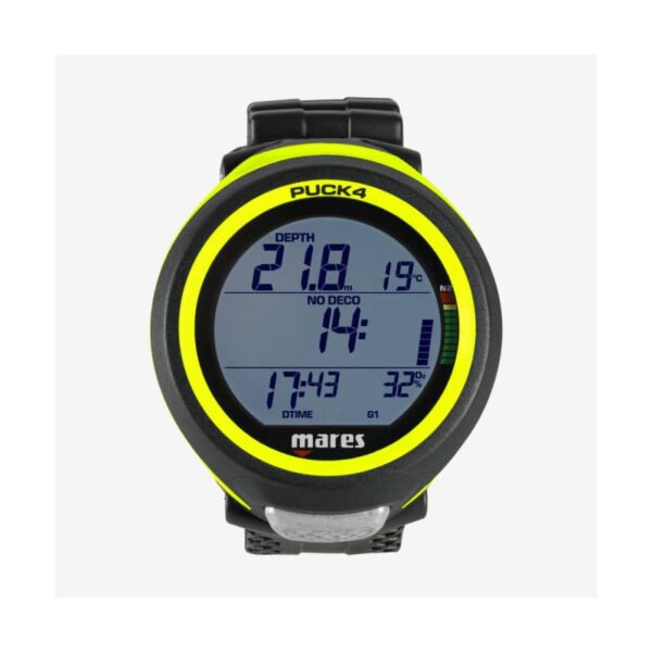 414149BKYF-puck-4-black-yellow-2-1000x1200-800x800 Computador de Mergulho Mares Puck 4