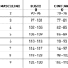 tabela-tamanho-roupa-mergulho-mares-masculino Roupa de Mergulho Mares Flexa 5.4 - Masculina