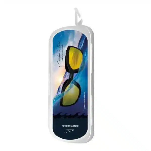 Óculos de natação espelhado Swell - Preto Gold - Águas Abertas