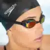 Óculos de Natação Espelhado Falcon - Preto Revo Red