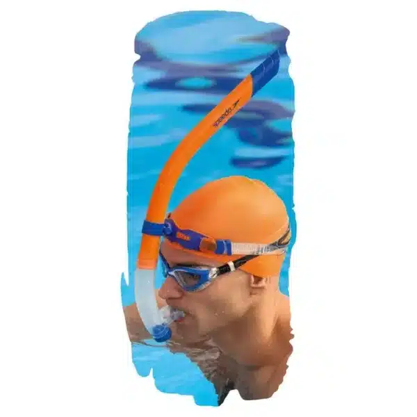 238033-800-800 Snorkel Frontal Para Natação Swim Fast Laranja | Speedo