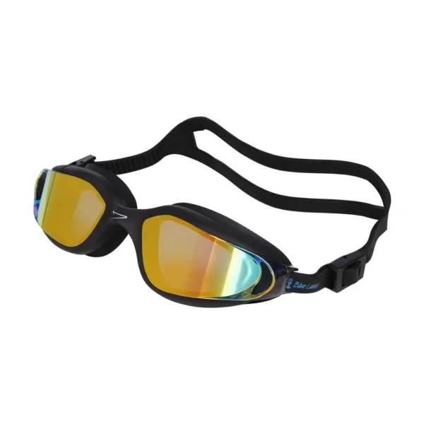 240518-1600-1600 Óculos Natação Speedo Poseidon Espelhado Preto Revo Gold - Águas Abertas