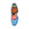 240522-1600-1600 Óculos Natação Speedo Poseidon Espelhado Preto Revo Gold - Águas Abertas