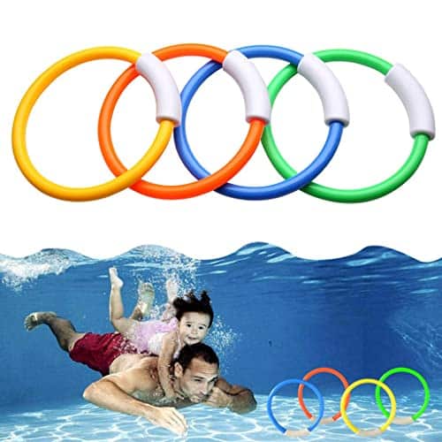 Version 1.0.0 Tachiuwa 22 peças kit de mergulho subaquático para piscina, brinquedos de mergulho, tesouros de peixe