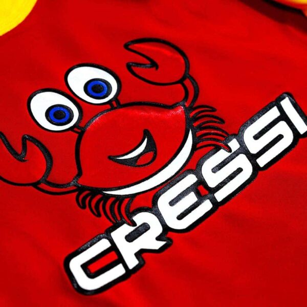 Camiseta de Proteção Uv50 Cressi Rash Ls Kids Red - P