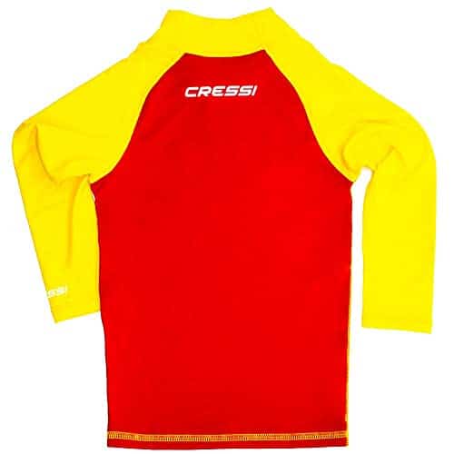 Camiseta de Proteção Uv50 Cressi Rash Ls Kids Red - P