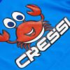Version 1.0.0 Camiseta de Proteção Uv50 Cressi Rash Ls Kids Blue - Ggg