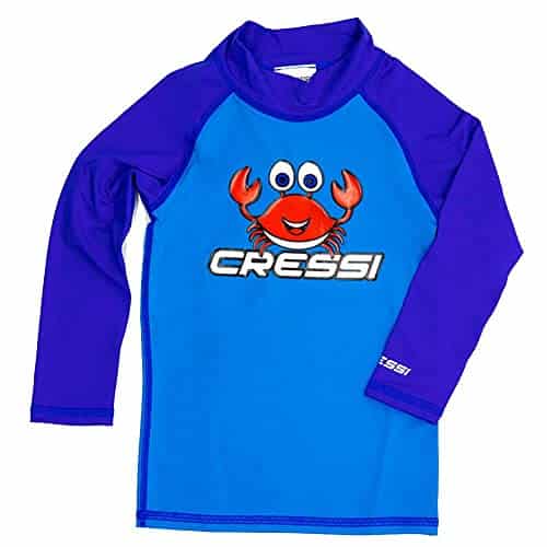 Version 1.0.0 Camiseta de Proteção Uv50 Cressi Rash Ls Kids Blue - Ggg