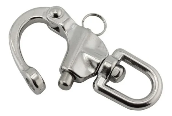 mosquetao desengate rapido 2 Mosquetão De Desengate Rápido De 87mm Em Aço Inox 316