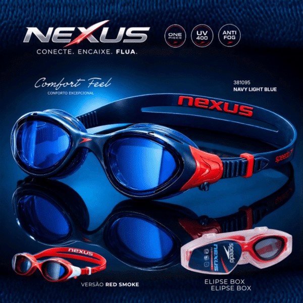 Óculos de Natação Speedo Nexus - Navy Light Blue