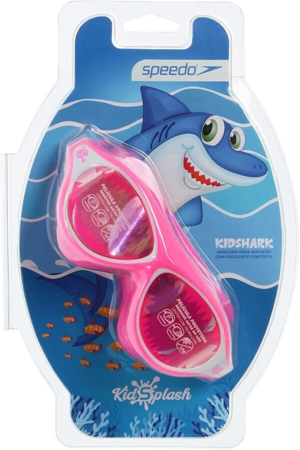 Óculos de Natação Infantil Speedo Kidshark - Rosa