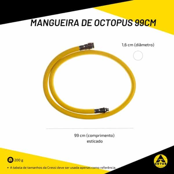 Mangueira de Octopus Cetus 99cm